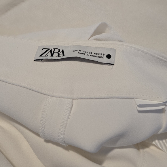Zara Crisp White Women's Trousers - Picture 6 of 8